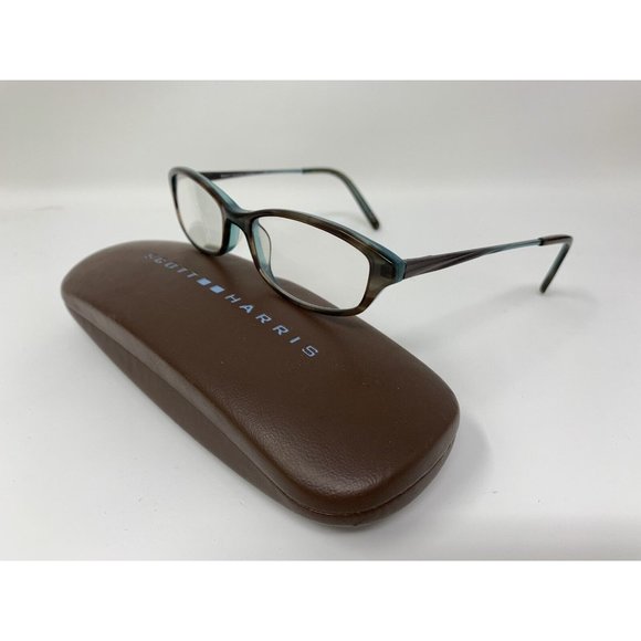 Scott Harris Europa Eyeglasses SH305 C3 Frames 48 [] 15 135 Flex Hinges Scott Harris Brown Eyeglass Frames for sale | eBay main image 3